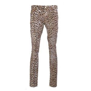 Roberto Cavalli Leopard Print Skinny Jeans Sz 44/8
